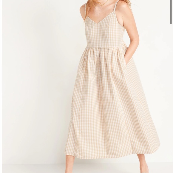 Old Navy Dresses & Skirts - NWT Old Navy Cotton-Poplin Cami Maxi Swing Dress
